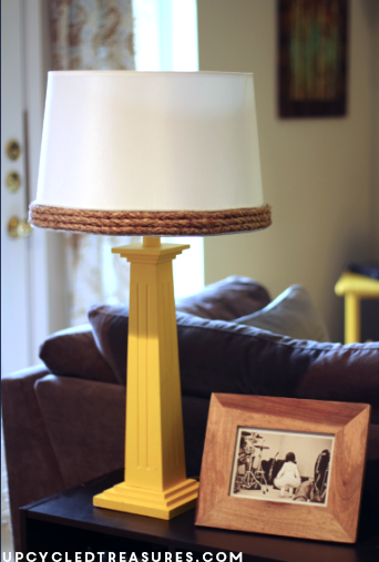 Here is a tutorial on how to make your own DIY Nautical Rope Lamp Shade and how I was able to recover from a Pinterest FAIL. UpcycledTreasures.com