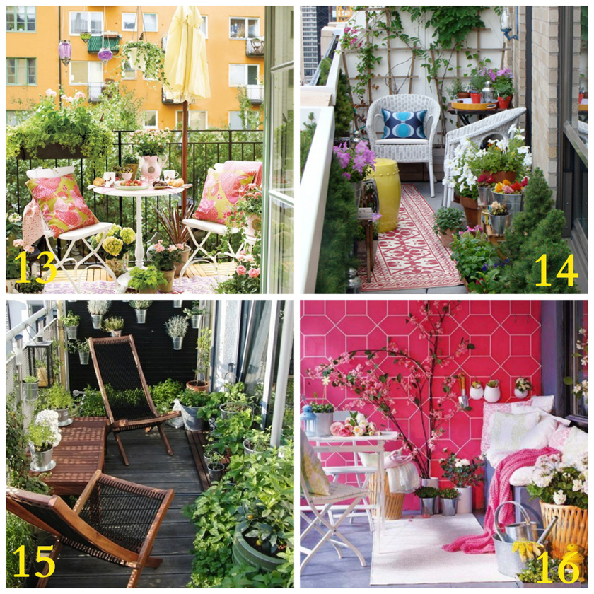 20 Inspiring Balcony Decorating Ideas - Check out these 20 small space balcony decorating ideas to inspire you to create the space you want to live in.