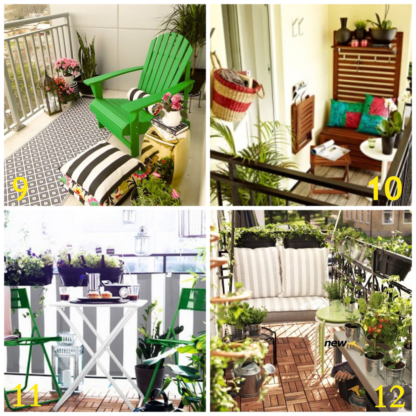 20 Inspiring Balcony Decorating Ideas - Check out these 20 small space balcony decorating ideas to inspire you to create the space you want to live in.