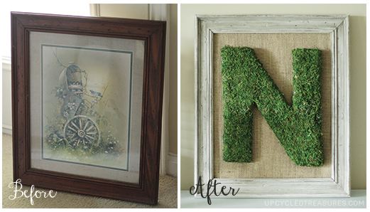 Looking for some added flare in your wedding or home decor? Check out this tutorial for Moss Monogram Wall Decor! MountainModernLife.com