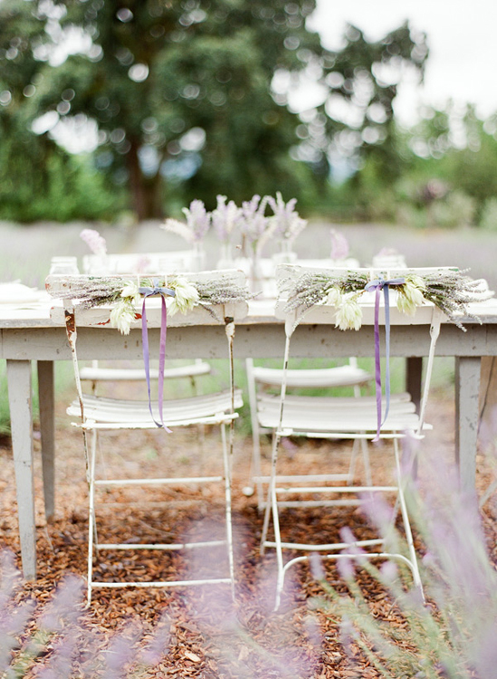 Lavender Inspired Wedding Dreamy Whites, Photos via KT Merry