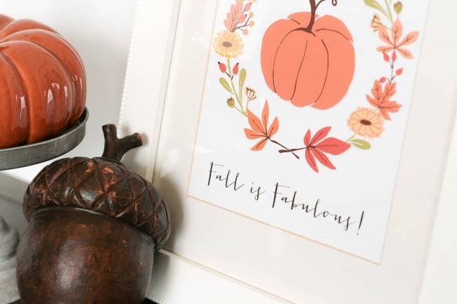 Fall is Fabulous Printable via The TomKat Studio