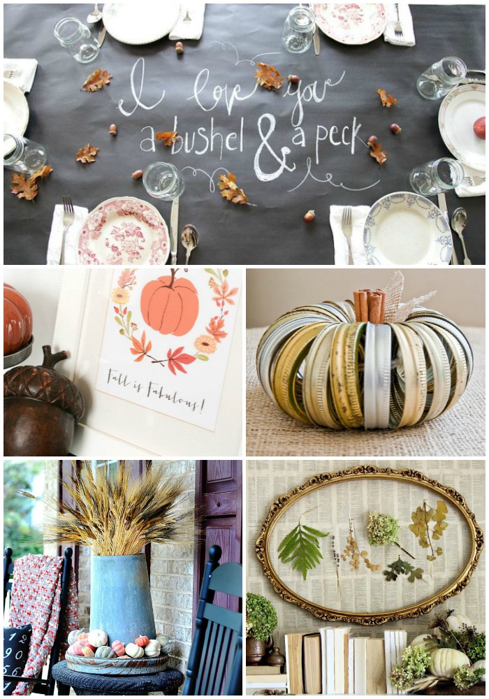 Favorite fall projects and inspiration from bloggers.
