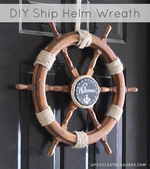 diy-nautical-ship-helm-wreath-upcycledtreasures