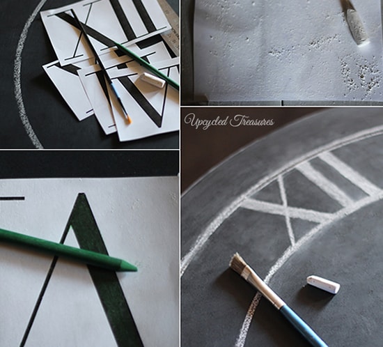 How to Upcycle a Table into a Clock