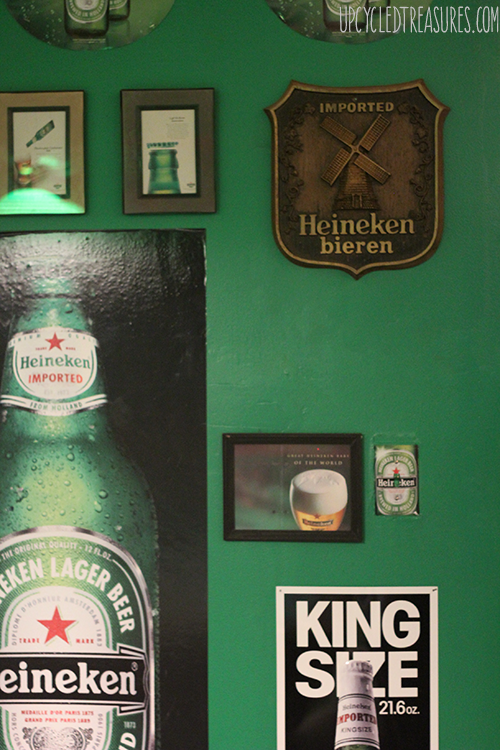 The Heineken Man Cave - Inspired by the Heineken Closet Commercial - UpcycledTreasures.com