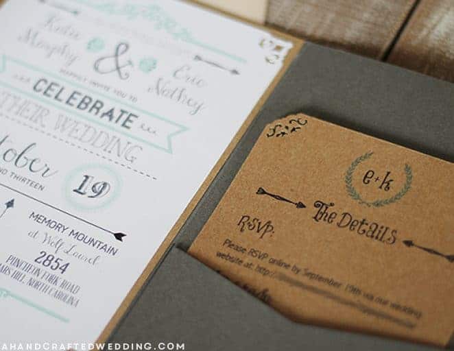 Take a look at these 11 FREE wedding invitation templates for brides on a budget or short on time! Mountainmodernlife.com
