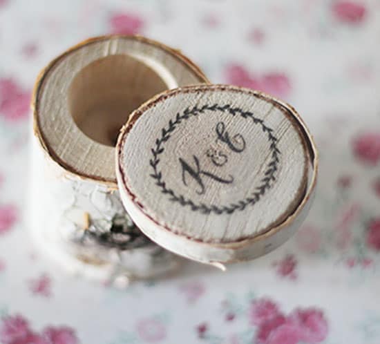 How to Make a Rustic Ring Box (with FREE Printable!)