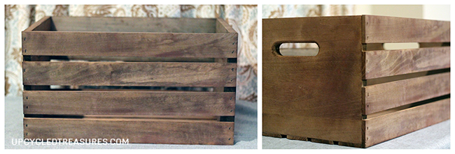 PINNING this for later! See how easy it is to make new wood look old by using household items to create a non-toxic homemade stain. upcycledtreasures.com