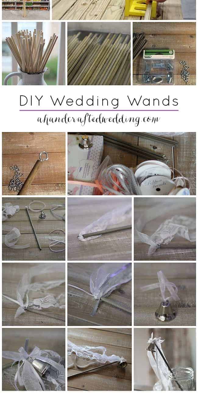 Check out this tutorial on how to make DIY wedding wands, a perfect alternative to rice for your ceremony or reception exit! MountainModernLife.com