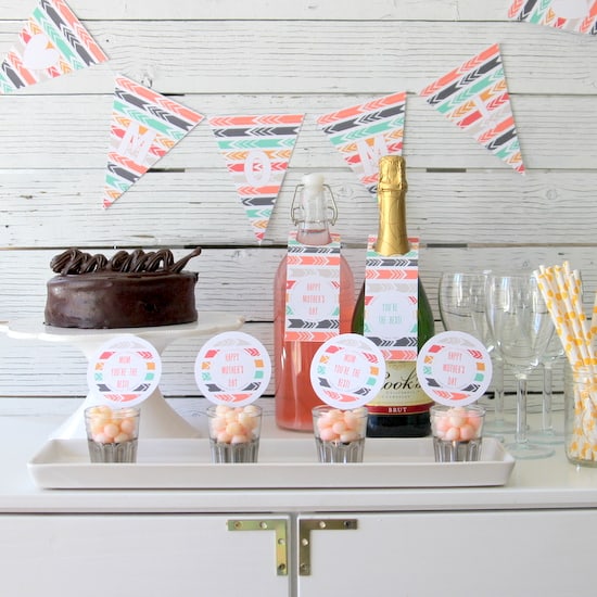 Mother's Day Party Printables via One Charming Party