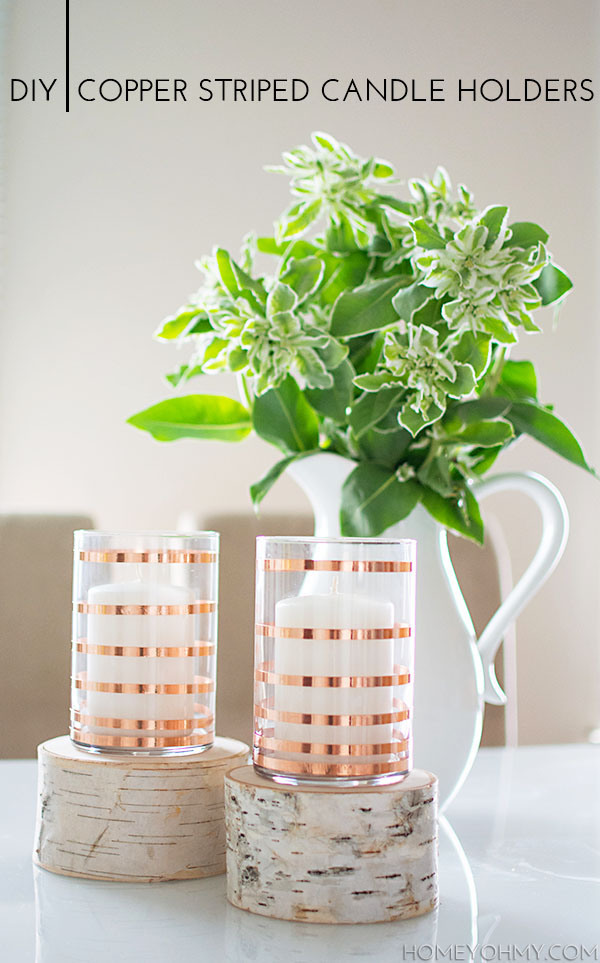 DIY-Copper-Striped-Candle-Holders