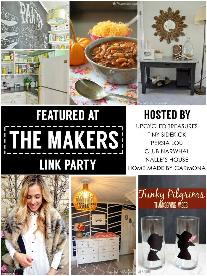 The Makers Link Party Featured Creative Bloggers