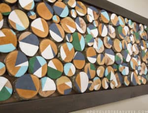 Looking for creative, affordable wall art ideas? See how easy it is to reimagine fallen branches into wood slice art! MountainModernLife.com