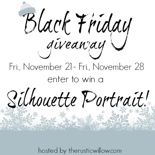 Silhouette Portrait Giveaway for Black Friday - UpcycledTreasures.com