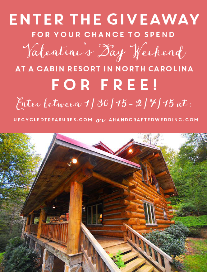 free-stay-at-cabin-resort-giveaway-for-valentines-day-upcycledtreasures-01