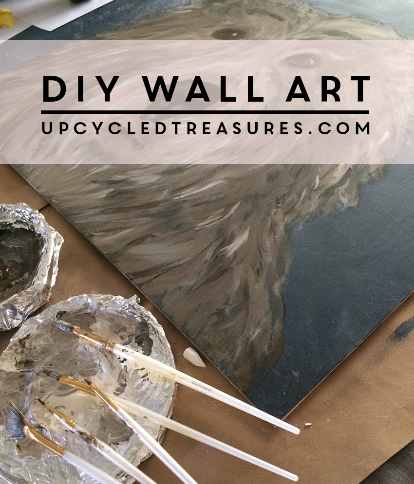 Looking to make something crafty? Check out how you can bring out your creativity with this DIY Wall Art for the dining room! MountainModernLife.com