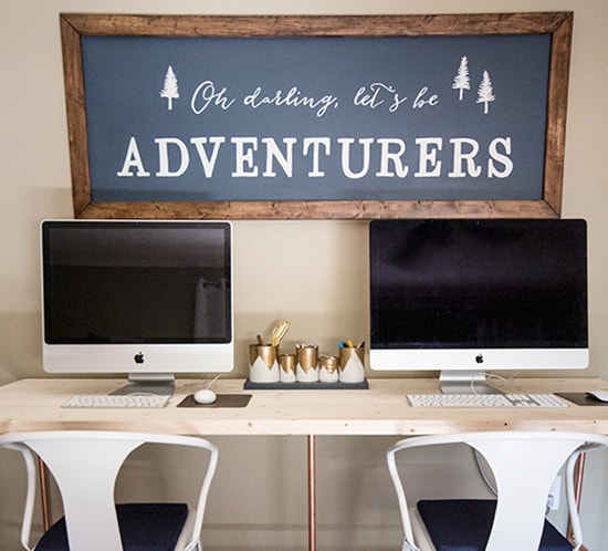 DIY Wall Art Using Easy Design Transfer Oh Darling Lets be Adventurers mountainmodernlife.com
