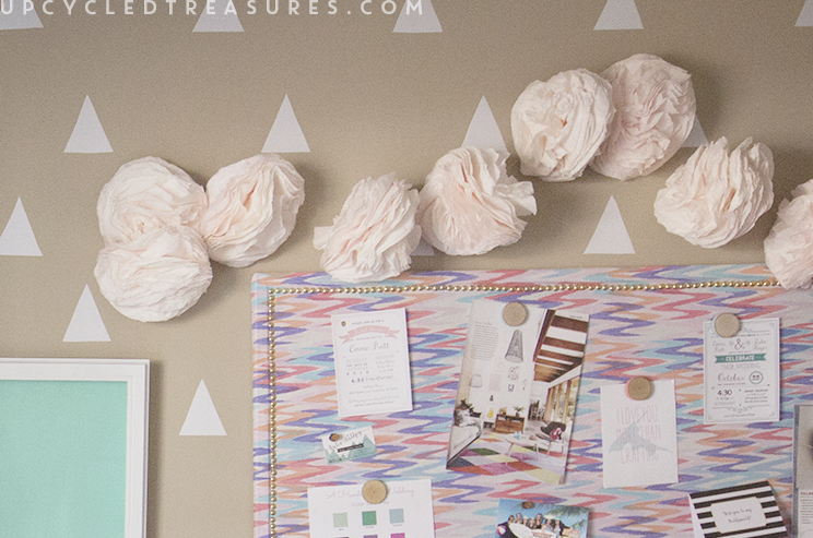 DIY Coffee Filter Garland - Craft it up with coffee filters to create some fun and whimsical garland! MountainModernLife.com