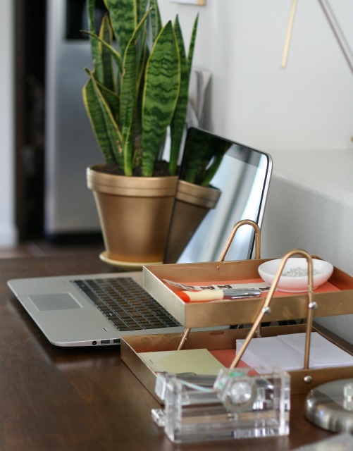 a-diy-desk-organizer-made-from-a-plastic-hanger-and-lucite-shadow-boxes