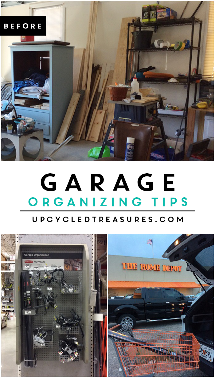 Is your garage a disaster? I know ours was, check out this great garage organization system, you will not be disappointed! upcycledtreasures.com