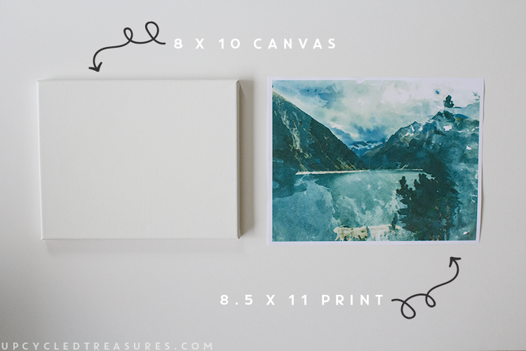 How to turn photo print into wall art. | MountainModernLife.com