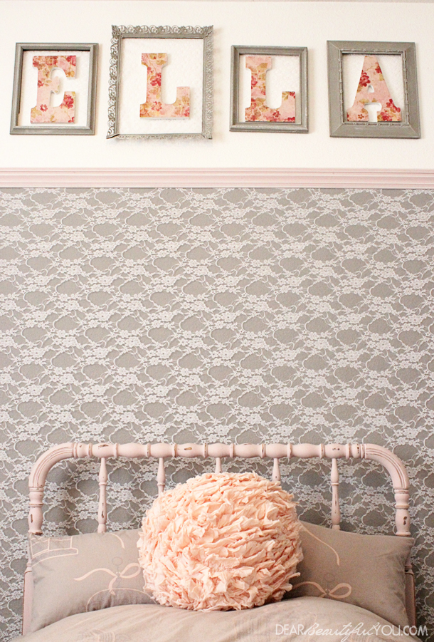 Lace Accent Wall