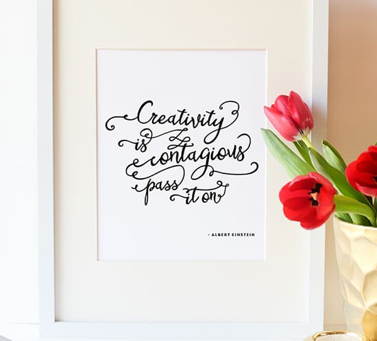 free printable creativity is contagious pass it on mountainmodernlife