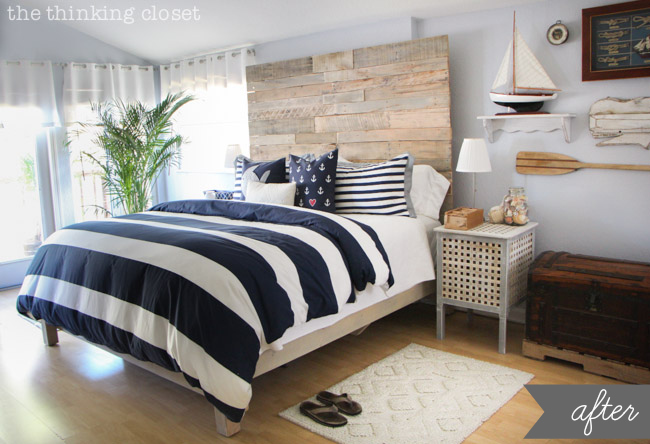 Rustic Bedroom Makeover from The Thinking Closet