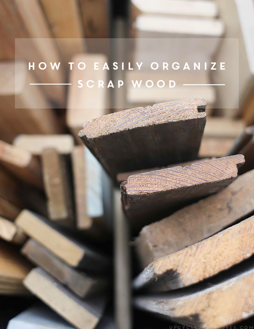 How to easily organize scrap wood title image. MountainModernLife.com