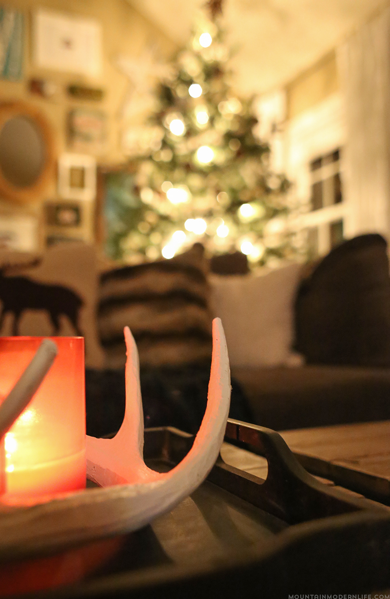 Come see how we decked out our home for the holidays with our cozy Christmas home decor! MountainModernLife.com