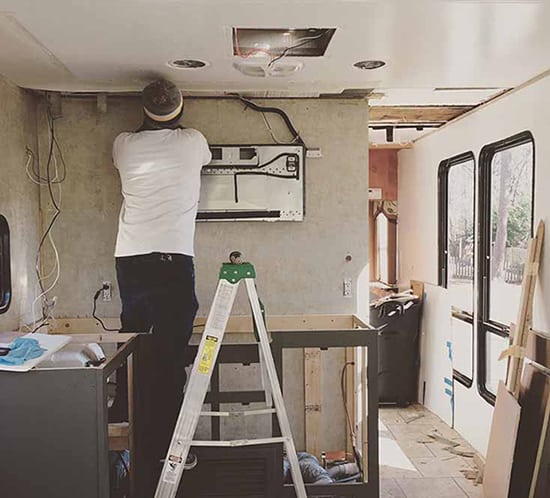 renovating-RV-after-water-damage-to-ceiling-mountainmodernlife-550x498
