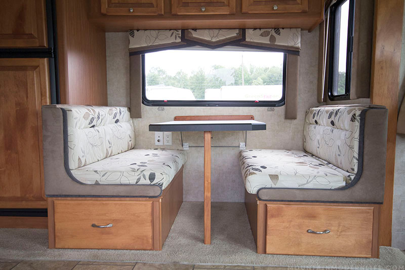 Looking to make changes to your Rig? See how easy it is to Remove the Dinette Booth from your RV | MountainModernLife.com