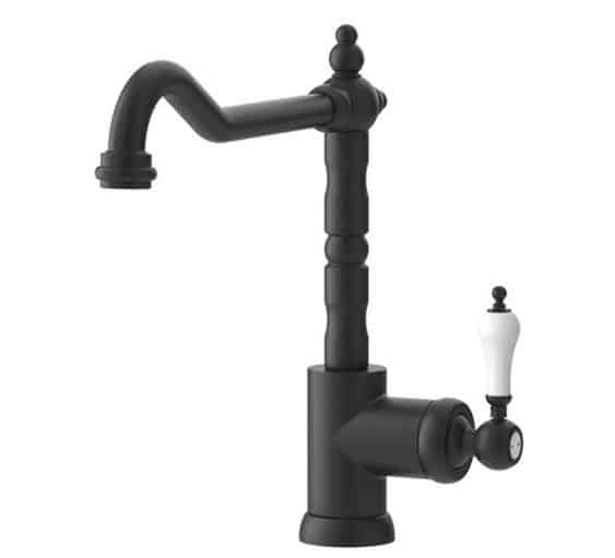 Black Farmhouse Style Faucet from Ikea + 9 other black faucet design ideas