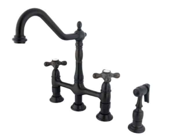 10 Rustic and Vintage-Inspired Black Kitchen Faucet Designs | MountainModernLife.com