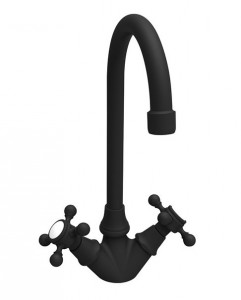black-kitchen-faucets-Newport-Brass-Double-Handle-WaterSense-Certified-Bar-Faucet-with-Metal-Cross-Handles
