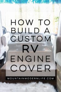 Looking for ways to update the "dog house" in your motorhome? Come see how we built this custom RV engine cover for our 2008 Tiffin Allegro Open Road 32LA!