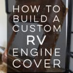 Looking for ways to update the "dog house" in your motorhome? Come see how we built this custom RV engine cover for our 2008 Tiffin Allegro Open Road 32LA!