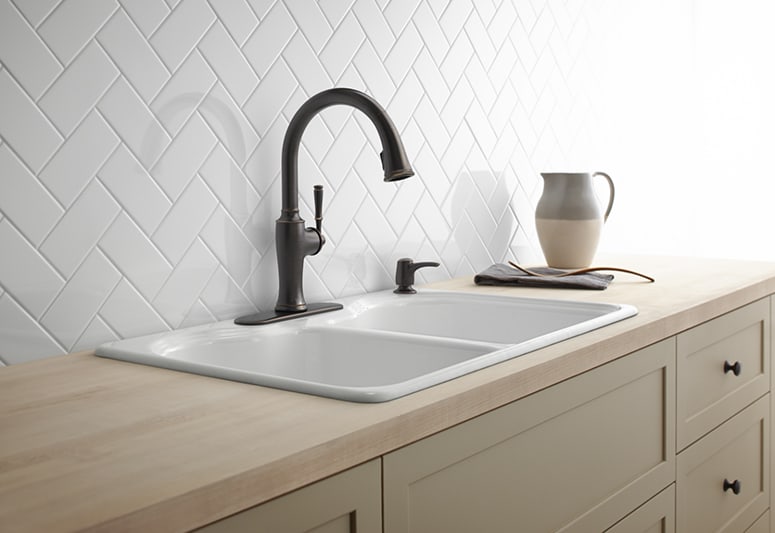 Planning a kitchen renovation or just looking for a quick and easy way to update your sink? Check out these beautiful new Kohler kitchen faucet designs! 