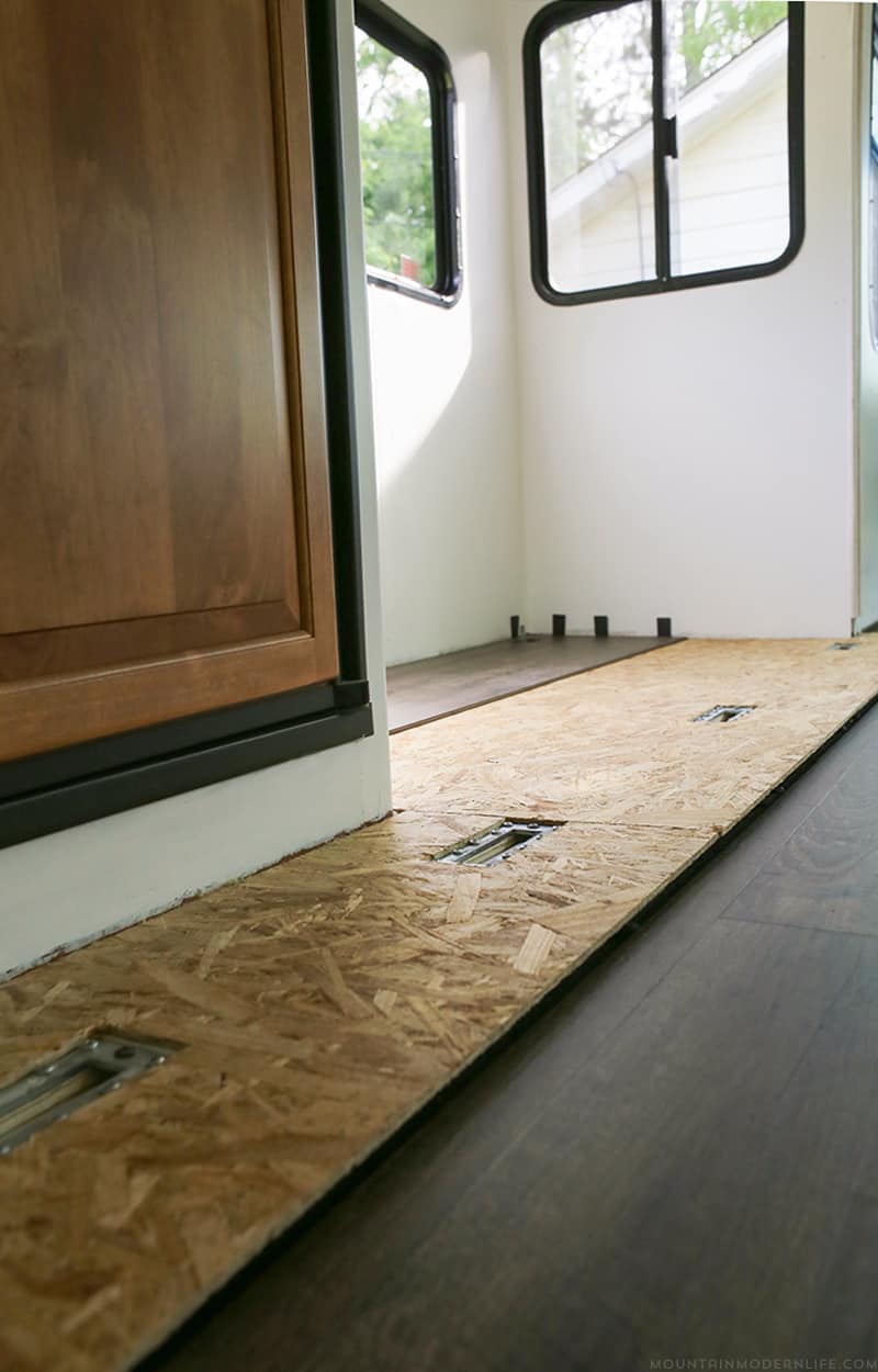 Tips to Replace the Flooring Inside a RV Slide Out