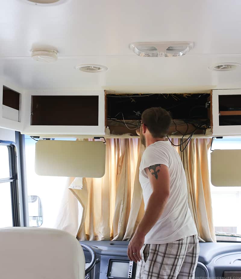 Come check out the progress we have made in our RV renovation for the One Room Challenge - Week 5 | MountainModernLife.com 