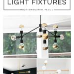 DIY Mid-Century Modern Light Fixtures | MountainModernLife.com