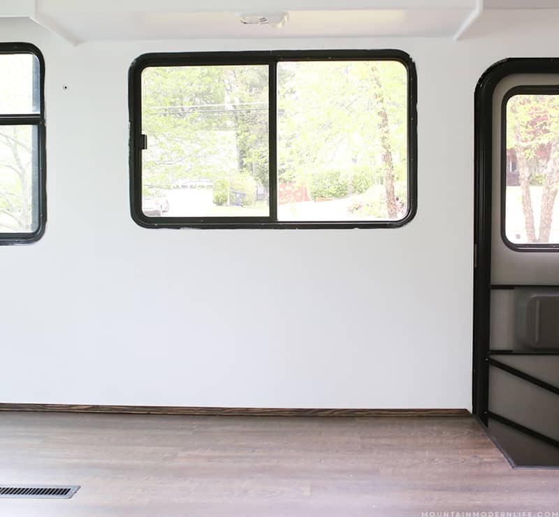 Looking to build a custom seating inside your RV or camper? Come see how we created a custom RV sofa with additional storage space! MountainModernLife.com