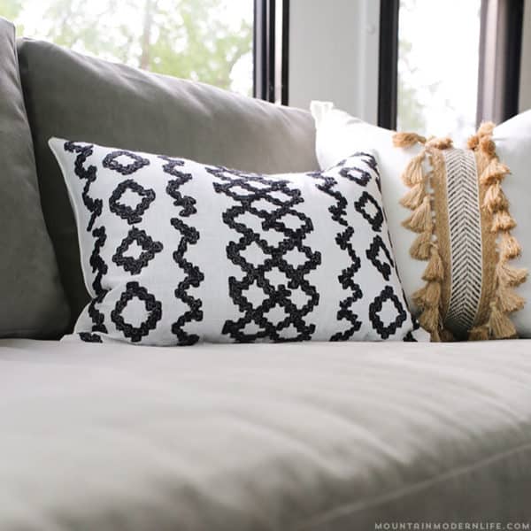 DIY Boho Pillows - No Sew | MountainModernLife.com