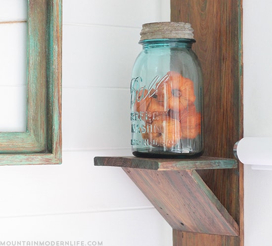 How to Make a Rustic Wall Sconce from Reclaimed Wood