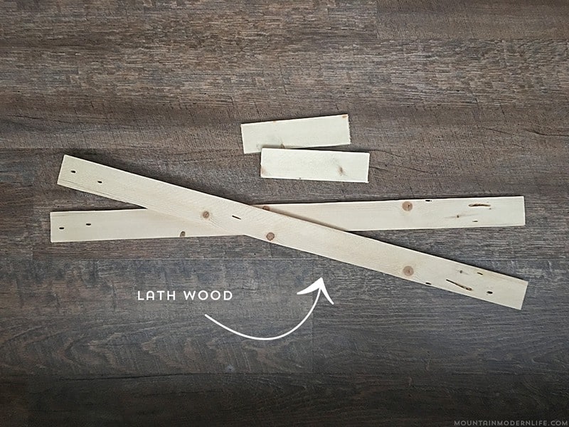 See how easy it is to create this mountain wall art using reclaimed wood. | MountainModernLife.com