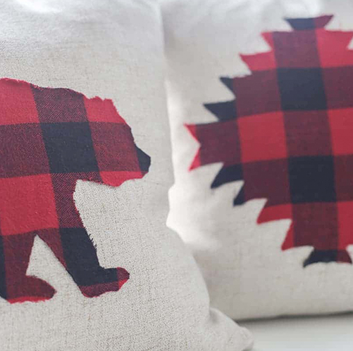 Rustic Winter Pillows you can Keep Around After the Holidays