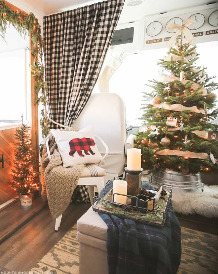 RV Christmas Home Tour | MountainModernLife.com