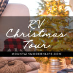 Our RV all decked out for the holidays! MountainModernLife.com