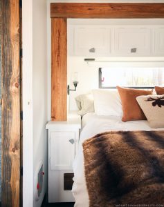 DIY Knobs in RV Bedroom | MountainModernLife.com